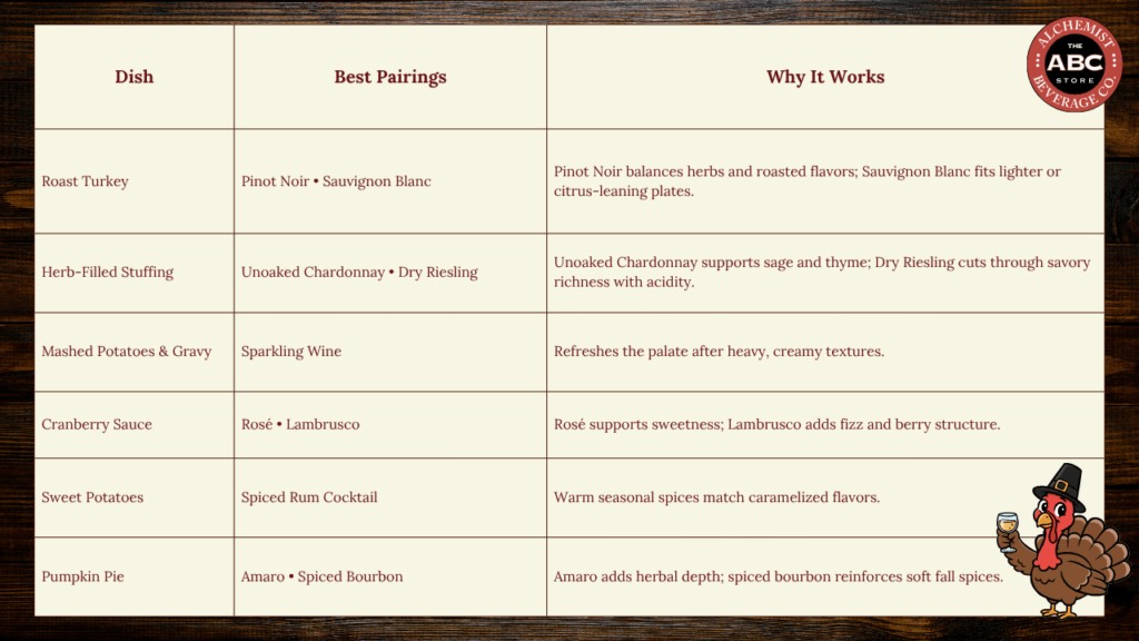 The Complete Thanksgiving Food and Drink Pairing Guide